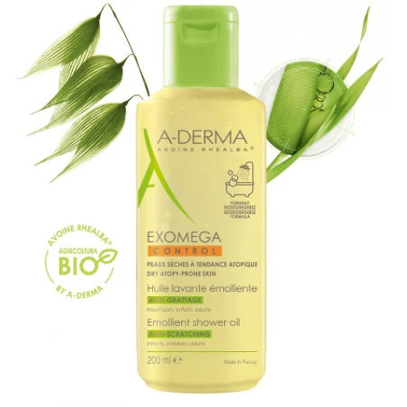 A-DERMA EXOMEGA CONTROL OLIO DETERGENTE 200 ML 3 A-DERMA EXOMEGA CONTROL OLIO DETERGENTE 200 ML