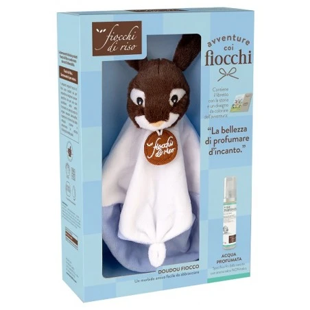 Fiocchi Di Riso Cofanetto Avventure Doudou Azzurro 3 Fiocchi Di Riso Cofanetto Avventure Doudou Azzurro