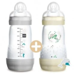 Bamed Baby Italia Mam Biberon Easy Start 260ml Doppia Confezione Neutro
