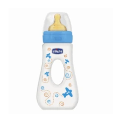 Chicco Biberon Passeggio 240 Ml Boy Silicone
