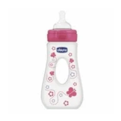 Chicco Biberon Passeggio 240 Ml Girl Silicone