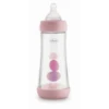 CHICCO BIBERON PERFECT 5 GIRL 300 ML SILICONE 3 FORI -Articoli Sanitari Negozio chicco biberon perfect 5 girl 300 ml silicone 3 fori