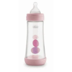 CHICCO BIBERON PERFECT 5 GIRL 300 ML SILICONE 3 FORI