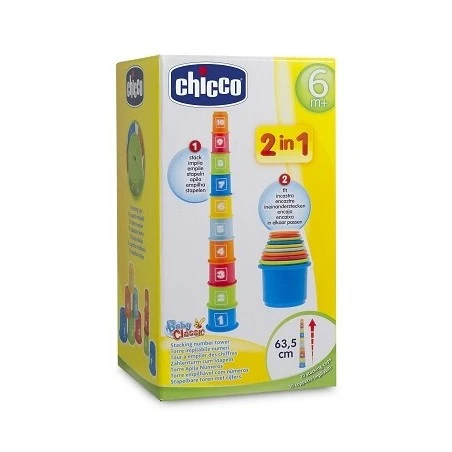 Chicco Gioco Numeri Impilabili 3 Chicco Gioco Numeri Impilabili