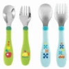 Chicco Posate Inox 18m+ Azzurro/verde -Articoli Sanitari Negozio chicco posate inox 18m azzurro verde