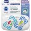 CHICCO SUCCHIETTI LIGHTBOYSIL 16-36M 2 PEZZI -Articoli Sanitari Negozio chicco succhietti lightboysil 16 36m 2 pezzi