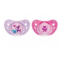 Chicco Succhietto Air Girl In Caucciu' 6-16 Mesi 2 Pezzi