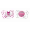 CHICCO SUCCHIETTO LIGHT GIRL SILICONE 6-16 MESI 2 PEZZI -Articoli Sanitari Negozio chicco succhietto light girl silicone 6 16 mesi 2 pezzi