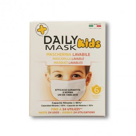 COMFORT MASK PROTECTION BAMBINI Lavabili 6 Pz 3 COMFORT MASK PROTECTION BAMBINI Lavabili 6 Pz