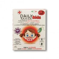 COMFORT MASK PROTECTION KIDS 7-12 Anni FEMMINA 1 Pz Lavabile + 3 Filtri Lavabili Fino A 3 Volte