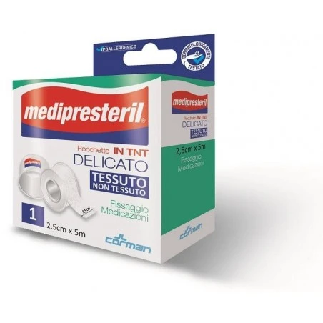 Corman Cerotto In Rocchetto Tessuto Non Tessuto Medipresteril 5x250cm 3 Corman Cerotto In Rocchetto Tessuto Non Tessuto Medipresteril 5x250cm