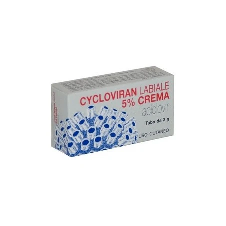 CYCLOVIRAN LABIALE CREMA 2 G 5% 3 CYCLOVIRAN LABIALE CREMA 2 G 5%