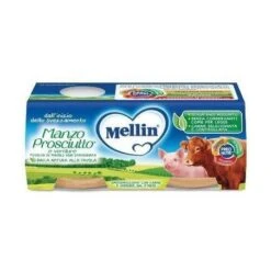 Danone Mellin Omogeneizzato Manzo Prosciutto Con Verdure