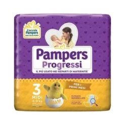 Fater Pampers Progressi Midi Pannolino 3 4-9kg 27 Pezzi