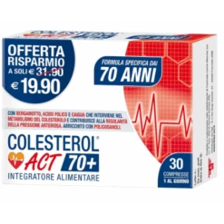 F&f Colesterol Act 70+ 30 Compresse