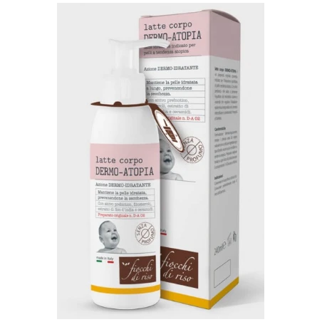FIOCCHI DI RISO DERMO-ATOPIA LATTE CORPO 240 ML 3 FIOCCHI DI RISO DERMO-ATOPIA LATTE CORPO 240 ML