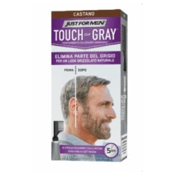 JUST FOR MEN TOUCH OF GRAY TRATTAMENTO COLORANTE GRADUALE CASTANO