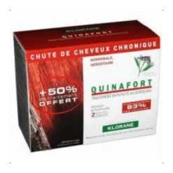 Klorane Quinafort Uomo Duo Anticaduta 36 Dosi X 5ml