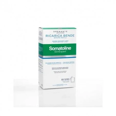 Somatoline Skin Expert Bende Snellenti Drenanti Kit Ricarica 3 Somatoline Skin Expert Bende Snellenti Drenanti Kit Ricarica