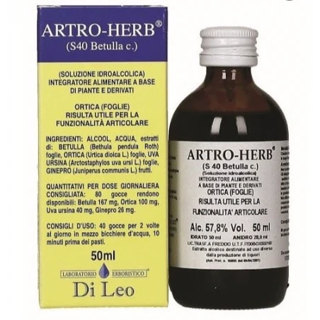 Laboratorio Erboristico Di Leo Artro-herb Composto S 40 Betulla 50 Ml 3 Laboratorio Erboristico Di Leo Artro-herb Composto S 40 Betulla 50 Ml