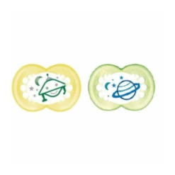 Mam Succhietto 16+ Night Silikonseta 2 Pezzi