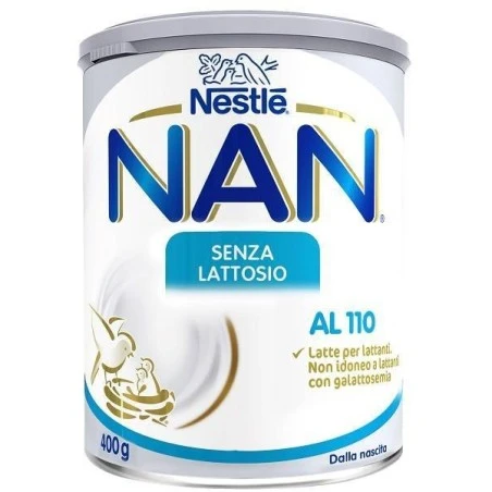 Nestle' It. Nan Al 110 Senza Lattosio 400 G 3 Nestle' It. Nan Al 110 Senza Lattosio 400 G