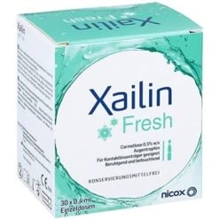 Nicox Farma Soc. In Liquid. Xailin Fresh Gocce Oculari Carbossimetilcellulosa 0,5% 30 Flaconcini Monodose 0,4 Ml