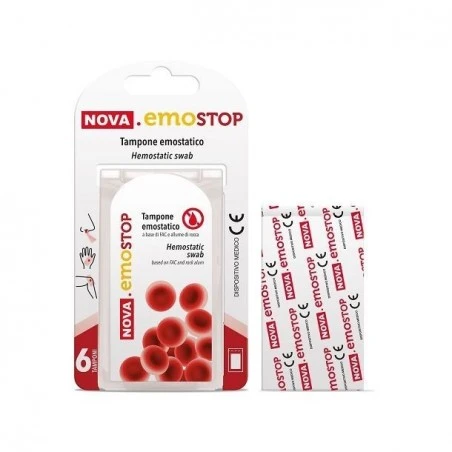 Nova Argentia Nova Emostop Tampone Emostatico 6 Pezzi 3 Nova Argentia Nova Emostop Tampone Emostatico 6 Pezzi