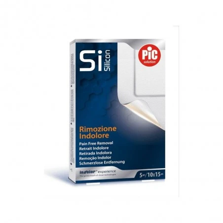 Pikdare Cerotto Pic Postop Silicone 10x15 5 Pezzi 3 Pikdare Cerotto Pic Postop Silicone 10x15 5 Pezzi