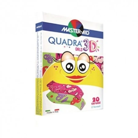 Pietrasanta Pharma Cerotto Master-aid Quadra 3d Girls 20 Pezzi Assortiti 3 Pietrasanta Pharma Cerotto Master-aid Quadra 3d Girls 20 Pezzi Assortiti