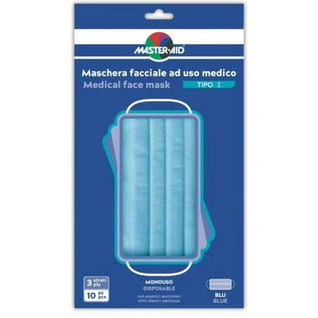 Pietrasanta Pharma Master-aid Mascherina Chirurgica Tipo I Monouso 10 Pezzi 3 Pietrasanta Pharma Master-aid Mascherina Chirurgica Tipo I Monouso 10 Pezzi