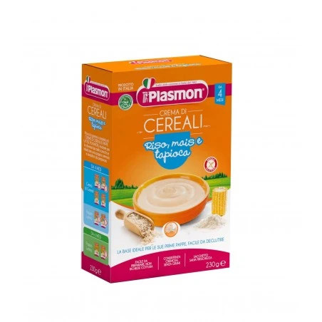 Plasmon Cereali Riso Mais Tapioca 230 G 3 Plasmon Cereali Riso Mais Tapioca 230 G