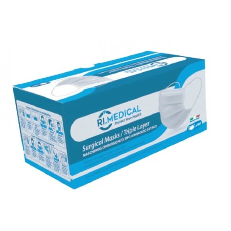 Ri. Volta Mascherina Chirurgica Tipo Ii Multicolor 50 Pezzi 3 Ri. Volta Mascherina Chirurgica Tipo Ii Multicolor 50 Pezzi