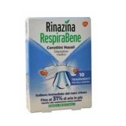 RINAZINA RESPIRA BENE 10 CEROTTINI NASALI