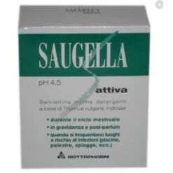 SAUGELLA ATTIVA SALVIETTINE DETERGENTI 10PZ