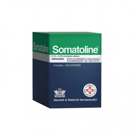 Somatoline Emulsione 15 Bustine 0,1+0,3% 3 Somatoline Emulsione 15 Bustine 0,1+0,3%