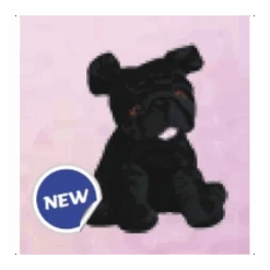 Warmies Peluche Riscaldabile Carlino Nero